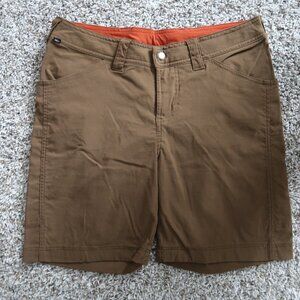 Outdoor Research Women's Shorts Size M Tan 7.5" Inseam Outdoor Hiking Stretch